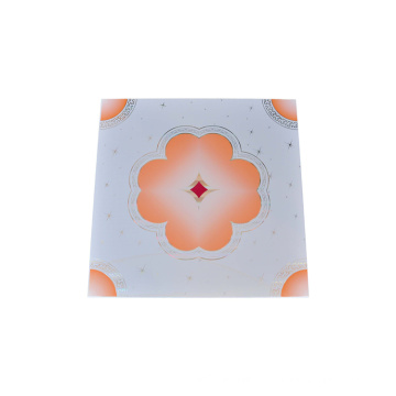 Wholesale color flower pattern bronzing luxury laminated pvc ceiling